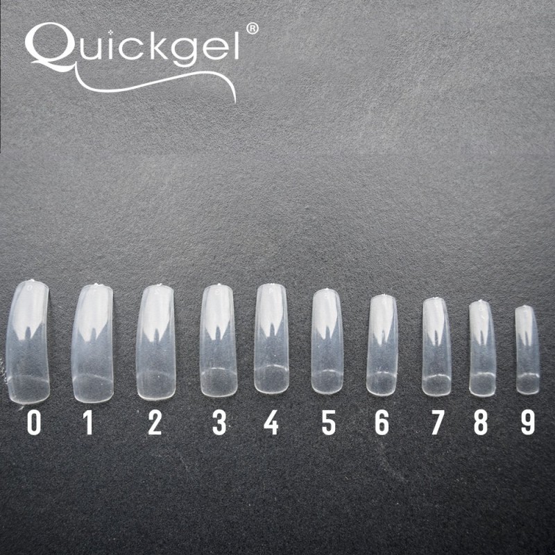 Nail Tips - Clear - 500 PCS